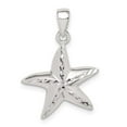 thumbnail image 5 of Sterling Silver Diamond Cut Star Fish Pendant, 5 of 5