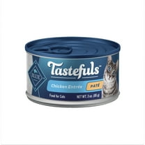 Blue Buffalo Tastefuls Natural Wet Cat Food Cans, Paté Style, Chicken Entrée 3-oz Cans (Pack of 4)