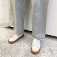 thumbnail image 4 of Pantalones deportivos Mujer Casual Suelto Cintura alta Pierna ancha Pantalón largo, Gris, M Inevent AP001468-01B, 4 of 7