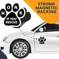 thumbnail image 7 of Magnet Me Up Honk if You Rescue Pawprint Magnet Decal, 5 Inch, Vinyl Automotive Magnet, 7 of 7
