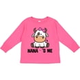 thumbnail image 3 of Inktastic Nana Loves Me Girl Cow Girls Long Sleeve Toddler T-Shirt, 3 of 5