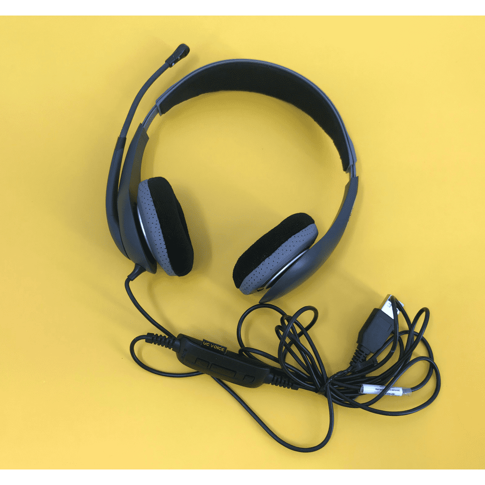 Jabra UC Voice 150 Duo Model HSC010 Corded USB Headset 1599829209