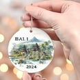 thumbnail image 4 of Bali Vacation Ornament, Bali Ornament, Christmas Ornaments, Bali Custom, Bali Personalized Ornament, Bali Bauble, Bali Souvenir, Indonesia Jr2ehM (Bali Vacation), 4 of 4