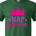 thumbnail image 4 of Inktastic Nap Queen, Princess, Crown, Stars, Sleep, Sleeping T-Shirt, 4 of 5