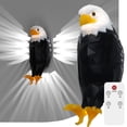 thumbnail image 4 of Bald eagle wall lamp American eagle night light timing remote magnetic patent, 4 of 22