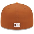 thumbnail image 4 of Men's New Era Brown/Orange Atlanta Braves Spring Color Basic Two-Tone 59FIFTY Fitted Hat, 4 of 6