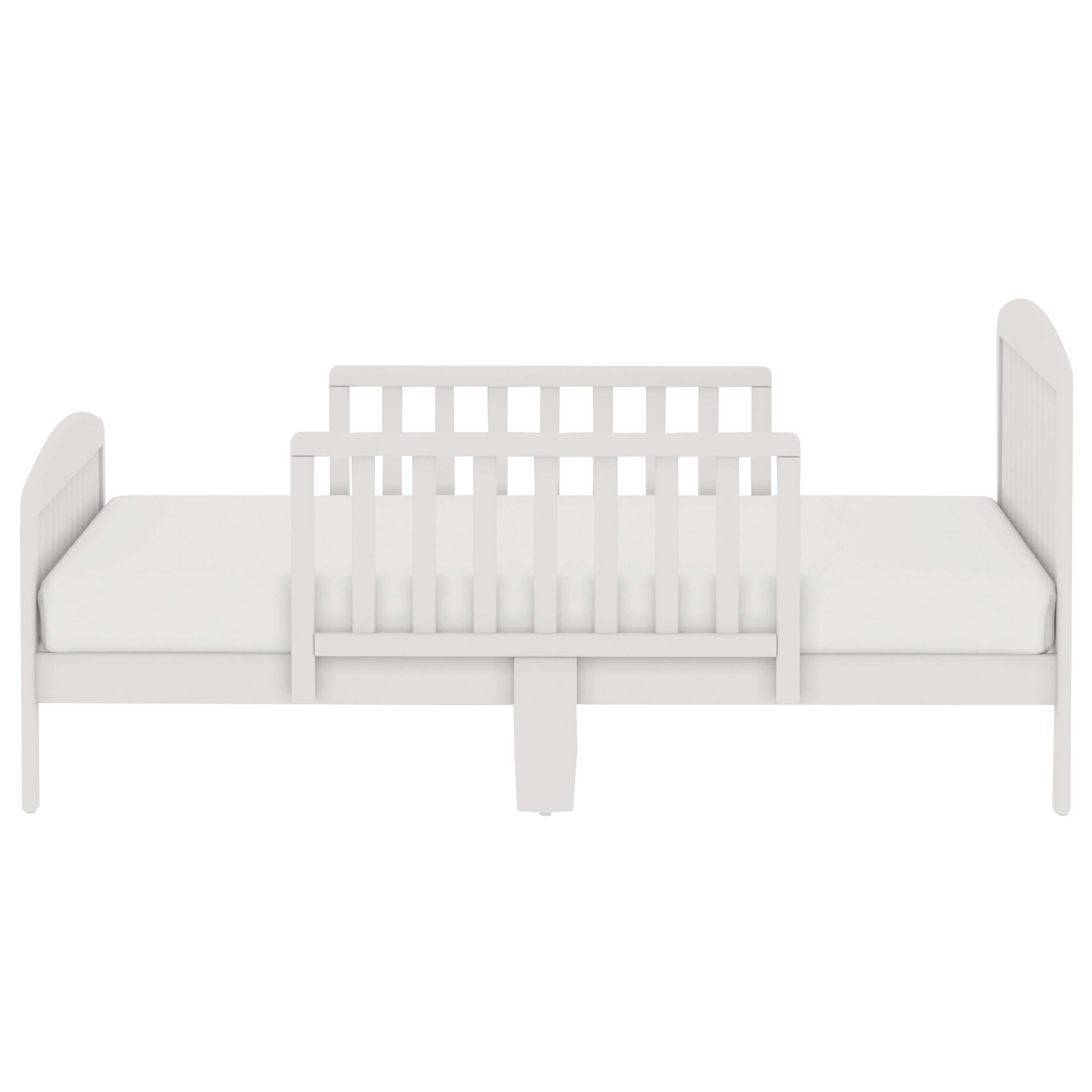 BK Furniture Harrisburg XL Wooden Toddler Bed, Off-White