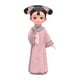 thumbnail image 1 of Estatua de resina para niña, muñeca de escritorio, juguete, vestido Hanfu, figura decorativa en miniatura para Pañuelo de 12 x 8 x 155 cm, 1 of 9