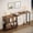 Brown, variant on 360° Rotating Side Table with Charging Station, Swivel End Table with 2 AC Outlets & 2 USB Ports, Mobile Sofa Table with Storage Shelves and Bag, Lockable Wheels for Bedroom Living Room