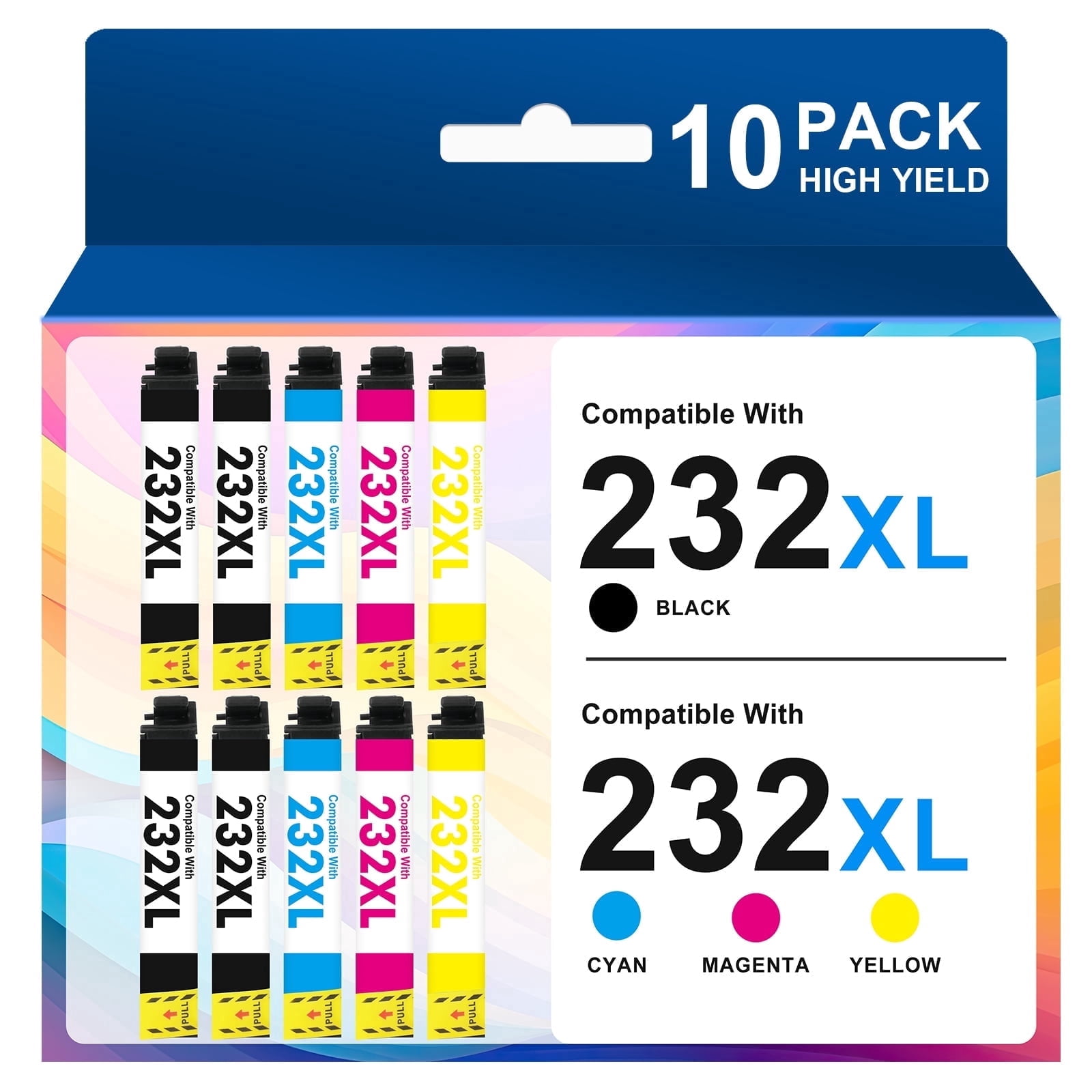 Epson T202120-BCS Ink Cartridge Combo Pack Black and Color Works