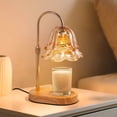 thumbnail image 3 of Candle Warmer Lamp with Timer and Dimmer, Dimmable Adjustable Height Candle Warming Lamp, Gifts Wax Melt Light for New Home Decor, Gold, 3 of 11