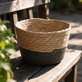 thumbnail image 4 of Lilixerw Woven Planter Basket, Black Large 7.87x6.29x5.9 inch Flower Pot Cover, for Indoor Outdoor Farmhouse Decoration, 4 of 8