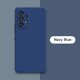 thumbnail image 1 of Funda de teléfono de silicona líquida cuadrada oficial para Samsung Galaxy A13, A23, A33, A53, A73, 5G, fundas traseras de móvil suaves e impermeables qiuyongming unisex, 1 of 2