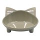 thumbnail image 1 of Comedero para gatos, vajilla para mascotas, comedero, almacenamiento de agua y comida, suministros para mascotas gris, 1 of 9