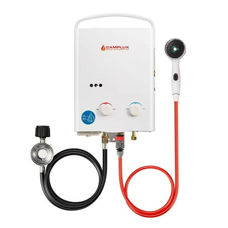 Camplux 5L 1.32 GPM Outdoor and Indoor Portable Propane Tankless Water Heater