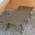 thumbnail image 4 of Riwcyla Portable Folding Camping Cot Bed with Leg Extenders Heavy Duty Sleeping Bed for Travel Backpacking Hiking, 4 of 6