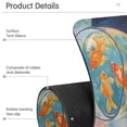 thumbnail image 4 of Yayeee Faucet Mat for Kitchen Sink 30" Diatomite Long Splash Guard Pad, Art Goldfish, 4 of 7