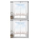 thumbnail image 1 of Injueey Cortinas transparentes para ventana, decoraciones para habitaciones, sala de estar, dormitorio, estudio, cortinas artesanales bordadas, Café 1*1.2 m 2Conjunto, 1 of 6