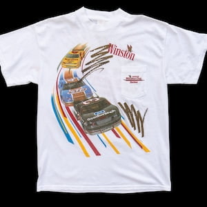 90s Winston Cup Racing T-Shirt | Vintage n@sc@r Pocket Tee