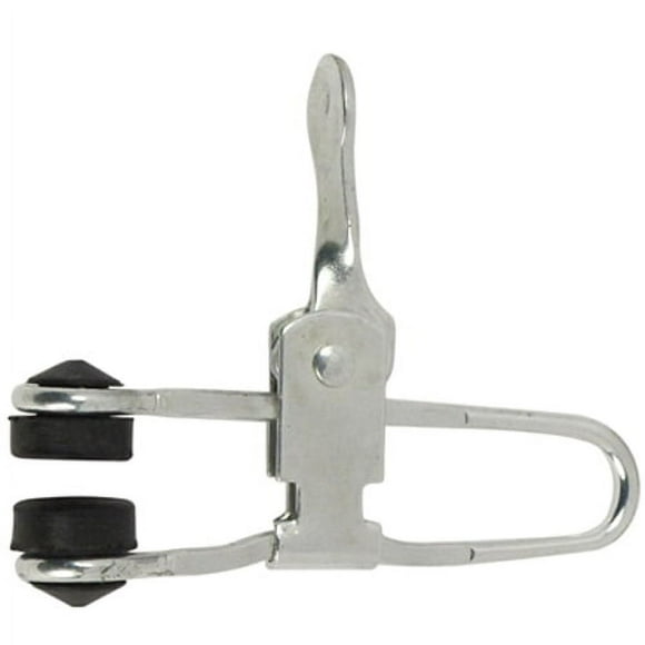 1pk Universal Rubber Head Clamps 3 Inch Secure Lever Lock Metal Body Outdoor