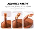 thumbnail image 4 of Práctica de uñas Dedo para uñas acrílicas Maniquíes falsos ajustables Manos para práctica de uñas Abanopi Dedo de práctica, 4 of 7
