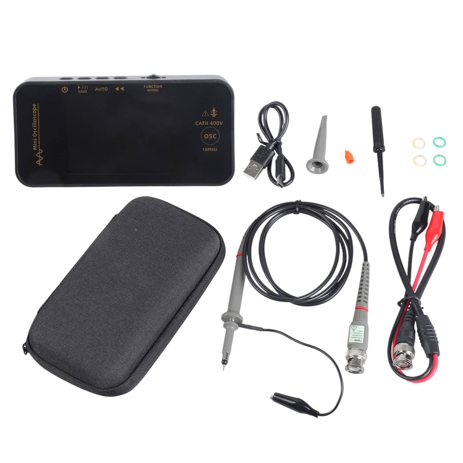 lanema Rechargeable Handheld Oscilloscope 10MHz Bandwidth for Sound Amplifiers Hobbyist