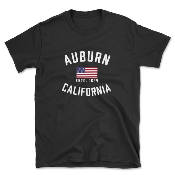 Auburn California Patriot Men's Cotton T-Shirt