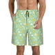 thumbnail image 1 of Balery Easter with eggs and flowers Traje de Baño Estilo Hawaiano para Hombre, Shorts de Secado Rápido con Bolsillos-XX-Large, 1 of 6