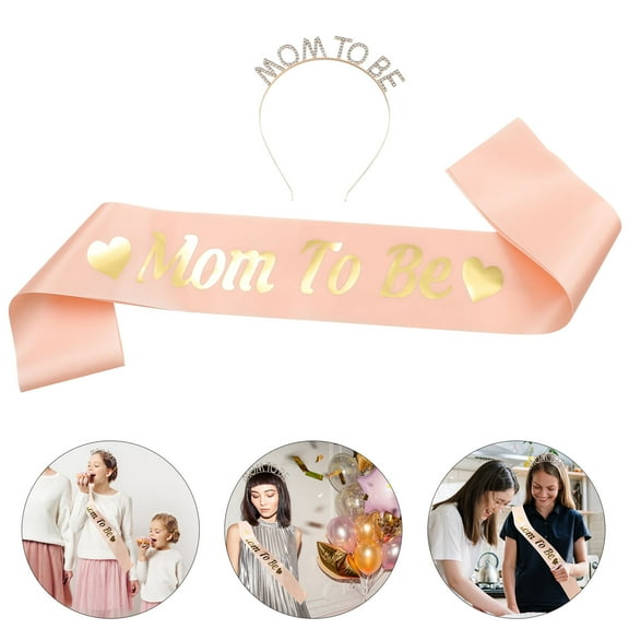 WRITWAA Maternity Pregnancy Sash Set with Assorted Colors, Comfortable and Stylish Design for Baby Shower and Pregnancy Photos