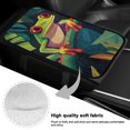 thumbnail image 7 of Yuyamidu Funny Frog Car Armrest Pad Cover Center Console Cover Winter Warm Auto Console Covers Thick Arm Rest Cover Car Accessories Fit SUV Sedan Truck, Green, 7 of 7