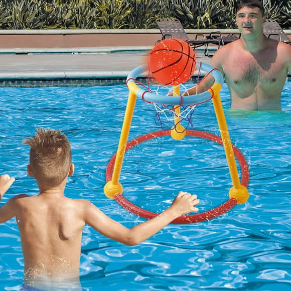 New Water Basketball Frame Childrens Outdoor Swimming Pool Floating Basketball Frame Parent Child Water Playing Toy