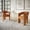 Rust, variant on Jofran Gwen Modern Luxury Jacquard Fabric Upholstered Sculpture Armchair