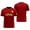 ZA Red, variant on Mens Spain Football Tshirt Short Sleeve Crew Neck Football T Shirts for Man with National Flag Colors Detail Casual Stretch Soft Sporty Tee Top,Red,3XL