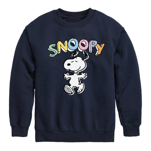 Peanuts - Snoopy Sketchy - Youth Crewneck Sweatshirt