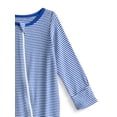 thumbnail image 3 of Wonder So Soft Modal by Wonder Nation Gender Neutral Two-Way Zipper Footed Sleep N Play Pajamas, Sizes Preemie–6/9 Months, 3 of 3