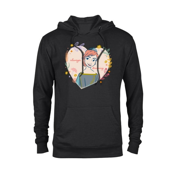 Disney Frozen Anna Always Dreaming - Pullover Hoodie for Adults - Customized-Black