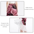 thumbnail image 2 of Rose Stylish Chiffon Summer Beach Dresses for Women, 2 of 6