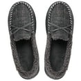 thumbnail image 7 of VONMAY Men's Moccasin Slippers Fuzzy House Shoes with Whipstitch Indoor Outdoor, 7 of 7