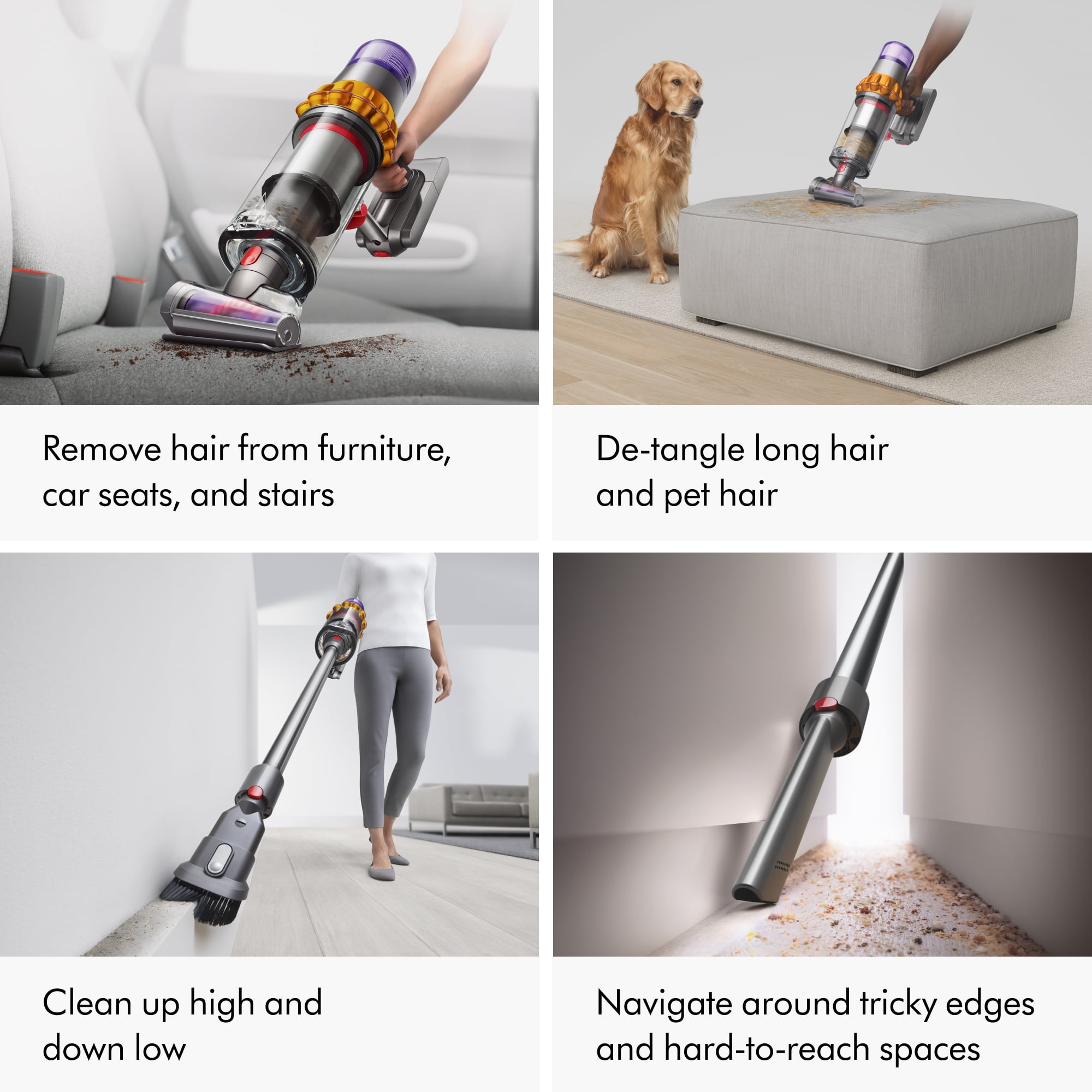 ダイソン Dyson コードレススティッククリーナー V15 Detect To Dyson V15 Detect Vacuum, Nickel, Cordless, Powerful Suction