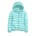 thumbnail image 3 of Niaviben Lightweight Puffer Jacket Women Puffer Jacket Womens with Hood Cropped Puffer Jacket Women Jackets for Women Trendy Winter Coat for Women Winter Jacket Womens Jacket Green L, 3 of 3
