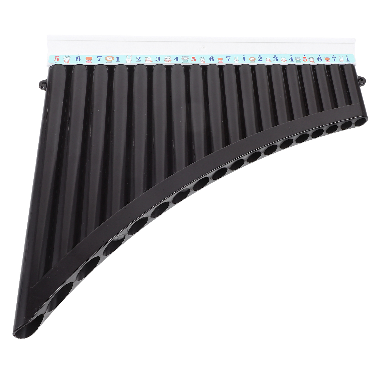 KALLORY ABS Plastic Pan Flute Key of C for Beginners Practice Teaching