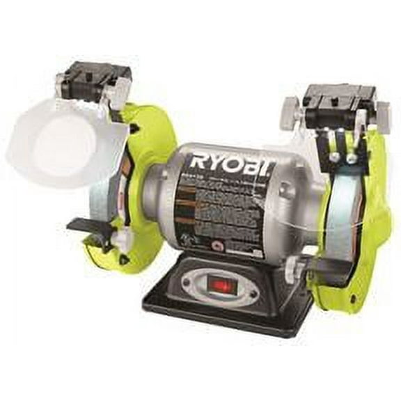Ryobi 2.1-Amp Grinder With Led Lights, 6 In.