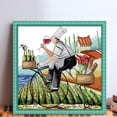 thumbnail image 2 of Hilo Algodón Bordado Punto Cruz Con 14CT Sabor A Vida 43x41cm, 2 of 9