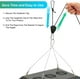 thumbnail image 1 of 1 par (2 piezas) Perchas de trinquete ajustables de 1/8 pulgadas Gancho ajustable Cuerda de trinquete Correa Cuerda Cuerda Trinquete Resistente ajustable, cada par soporta 68 kg ZefeiWu 8390611228422, 1 of 1