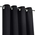 thumbnail image 2 of Safdie & Co. Wrinkle Free Curtain Jacquard Noemie 84"L in Black, 2 of 2