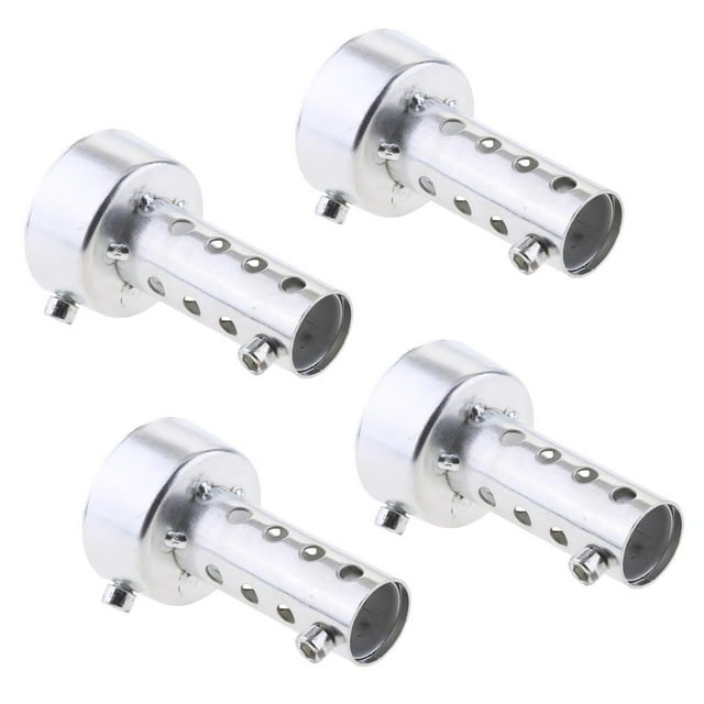 4 Unidades de Muffler Bafle de Silenciador Recambio Deflector de Multiusos