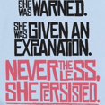 thumbnail image 2 of CafePress - Nevertheless, She Persisted. Body Suit - Baby Light Bodysuit, Size Newborn - 24 Months, 2 of 4