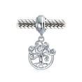 thumbnail image 2 of Bling Jewelry Womens Family Dreamer Tree of Life Dangle Charm Bead Sterling Silver for Bracelet, 2 of 4
