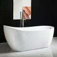 thumbnail image 5 of WOODBRIDGE 67" Freestanding Bathtub Contemporary Soaking Tub BTA1508-C, 5 of 8