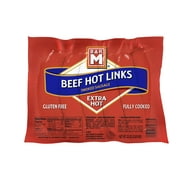 Bar-m Beef Hot Links Sausage, Refrigerated, 32oz